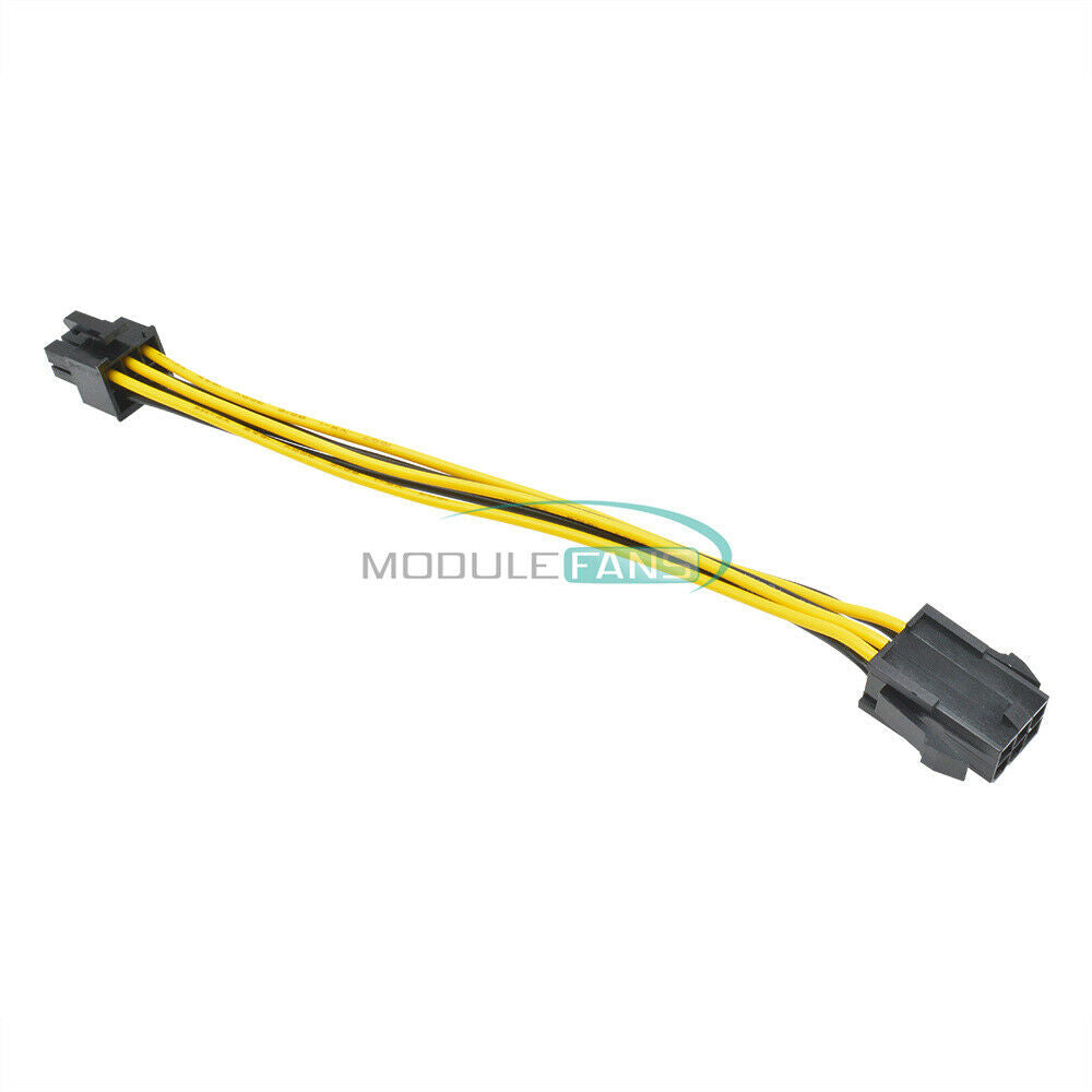Mini PCI-E 6-Pin Male to PCI-E Express Female Power Extension Cable Adapter Cord