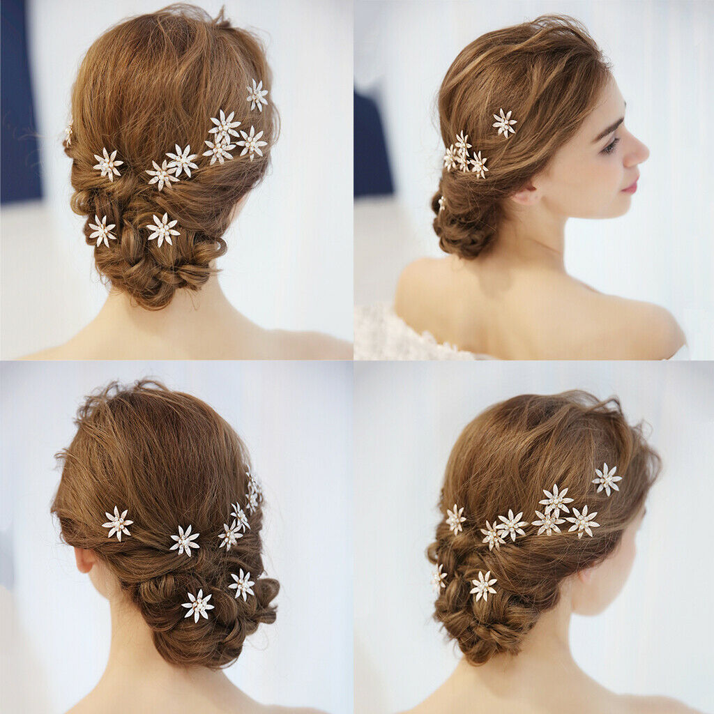 Wedding Hair Pins Set(3pcs)Bride Crystal Rhinestone Hair Pins, Hair Accessories