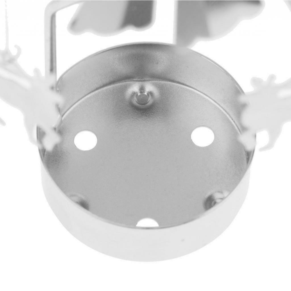 4x Metal Tea Light Snowflake Elk Tree Owl Xmas Decor Candle Holder