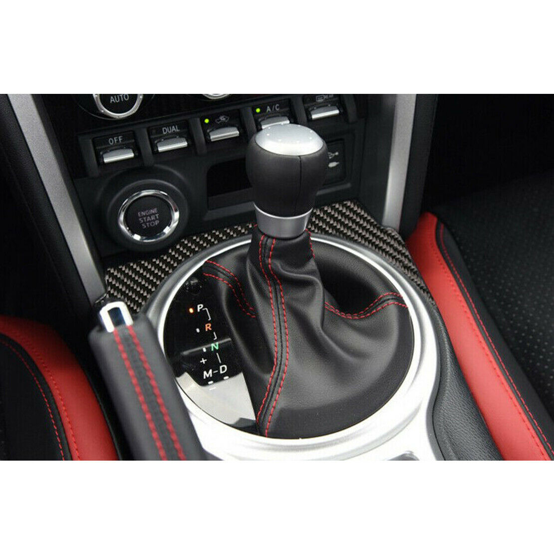 Fit For Scion FR-S Subaru BRZ Real Carbon Fiber Gear Shift Panel Trim Cover New