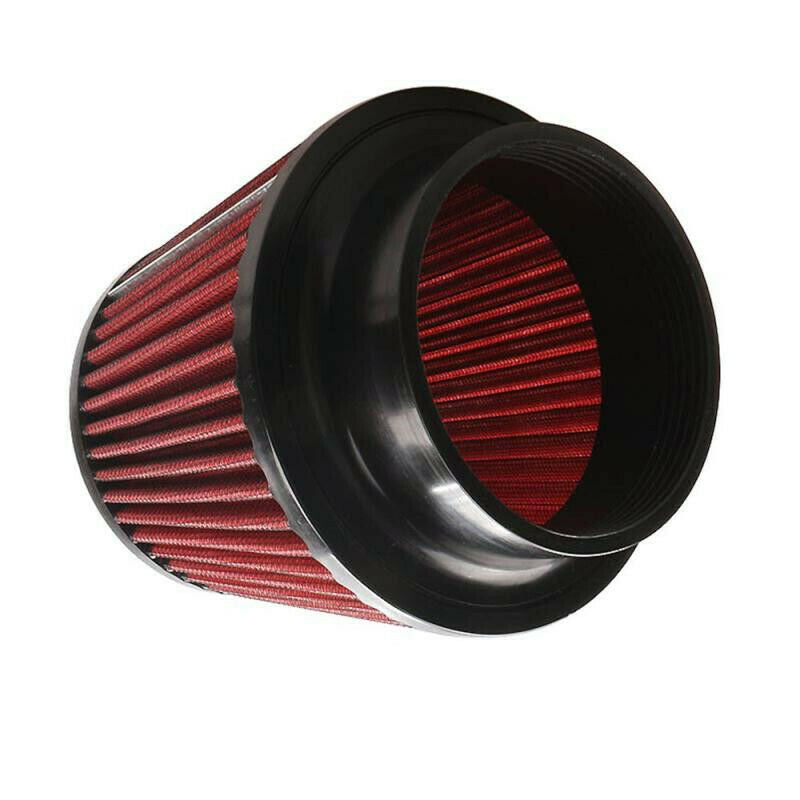 Universal Clamp-On Air Filter 3'' Car Ram Cold Air Intake Cone Standard Washable