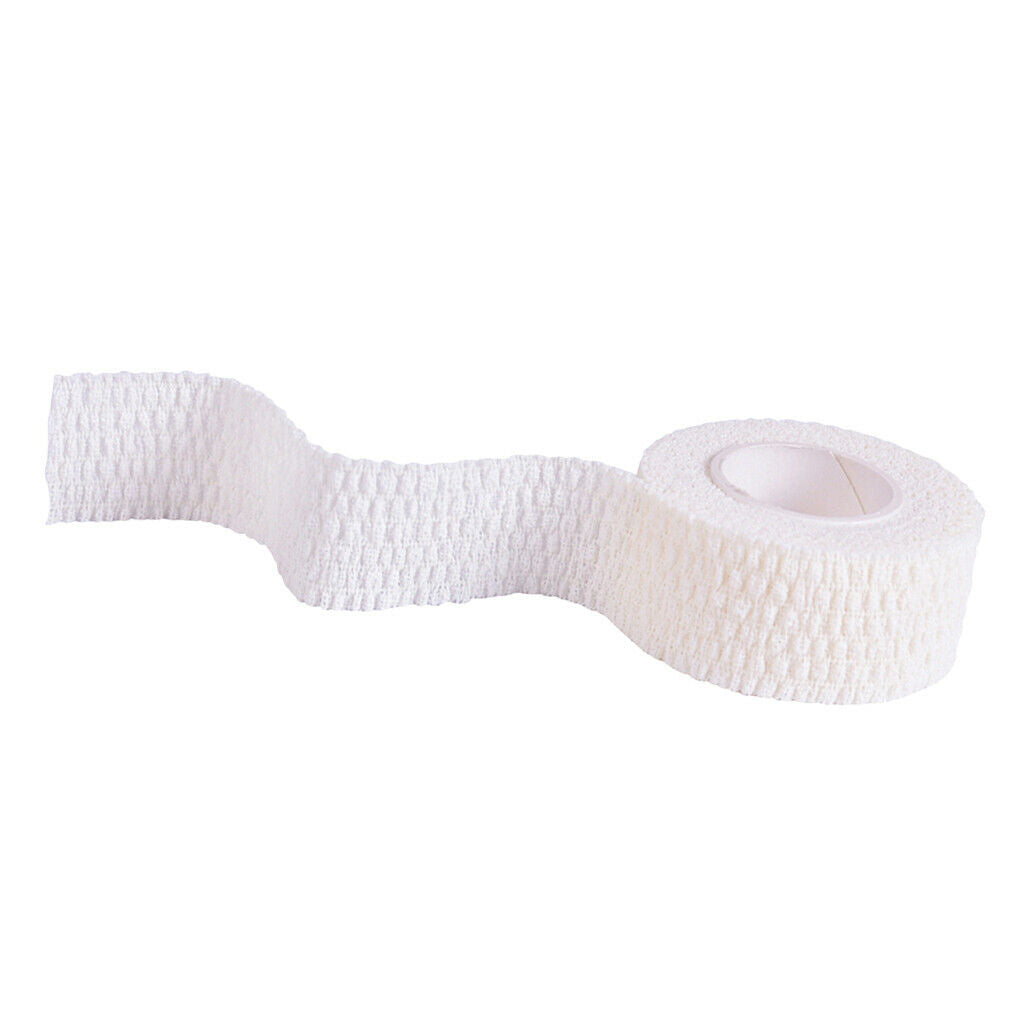 Sports Self Adherent Wrap Pet Dog Cat Wound Cohesive Bandage 2.5cm White