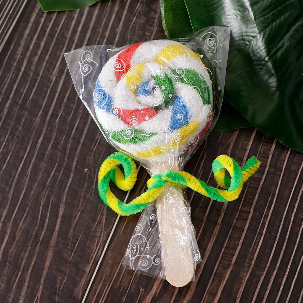 Lollipop Towel Washcloths Wedding Gift Thank You Guest Favor