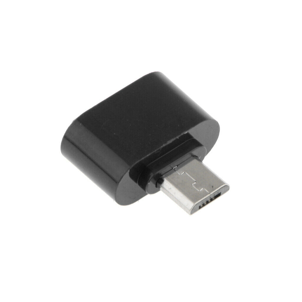 10pcs Micro USB Male to USB 2.0 Female Adapter OTG Converter For Android Black