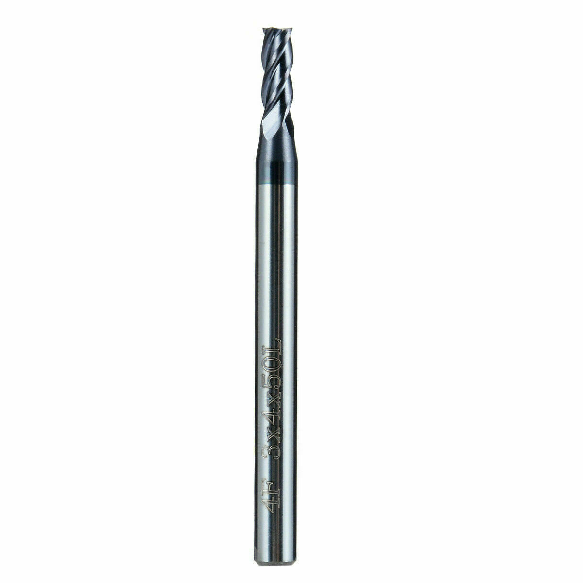 5pcs 4mm x 50mm Tungsten Carbide 4 Flute End Mill CNC Milling Cutter HRC50