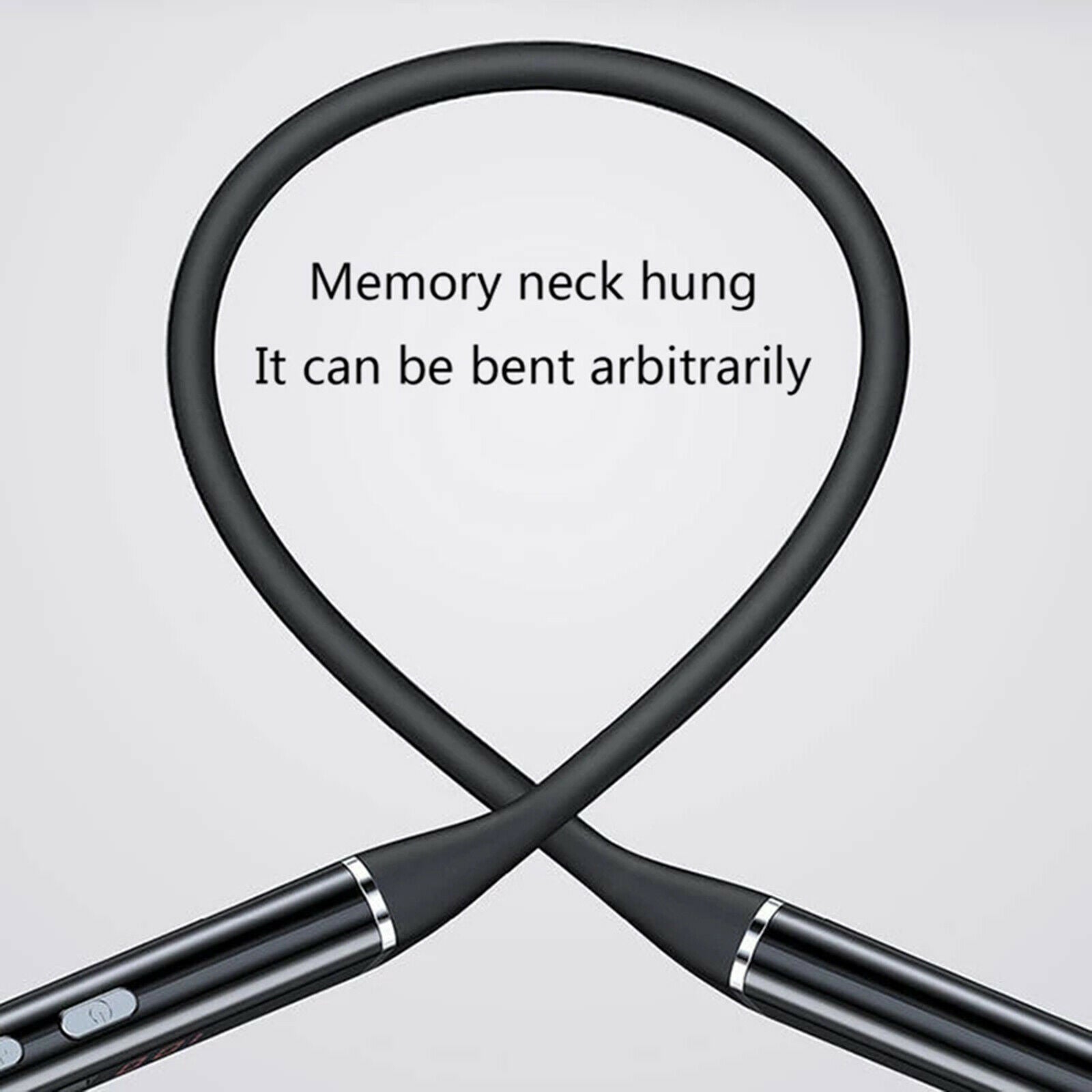 Bluetooth Neckband Headphones Earbuds, Flexible Wireless Bluetooth Headphones
