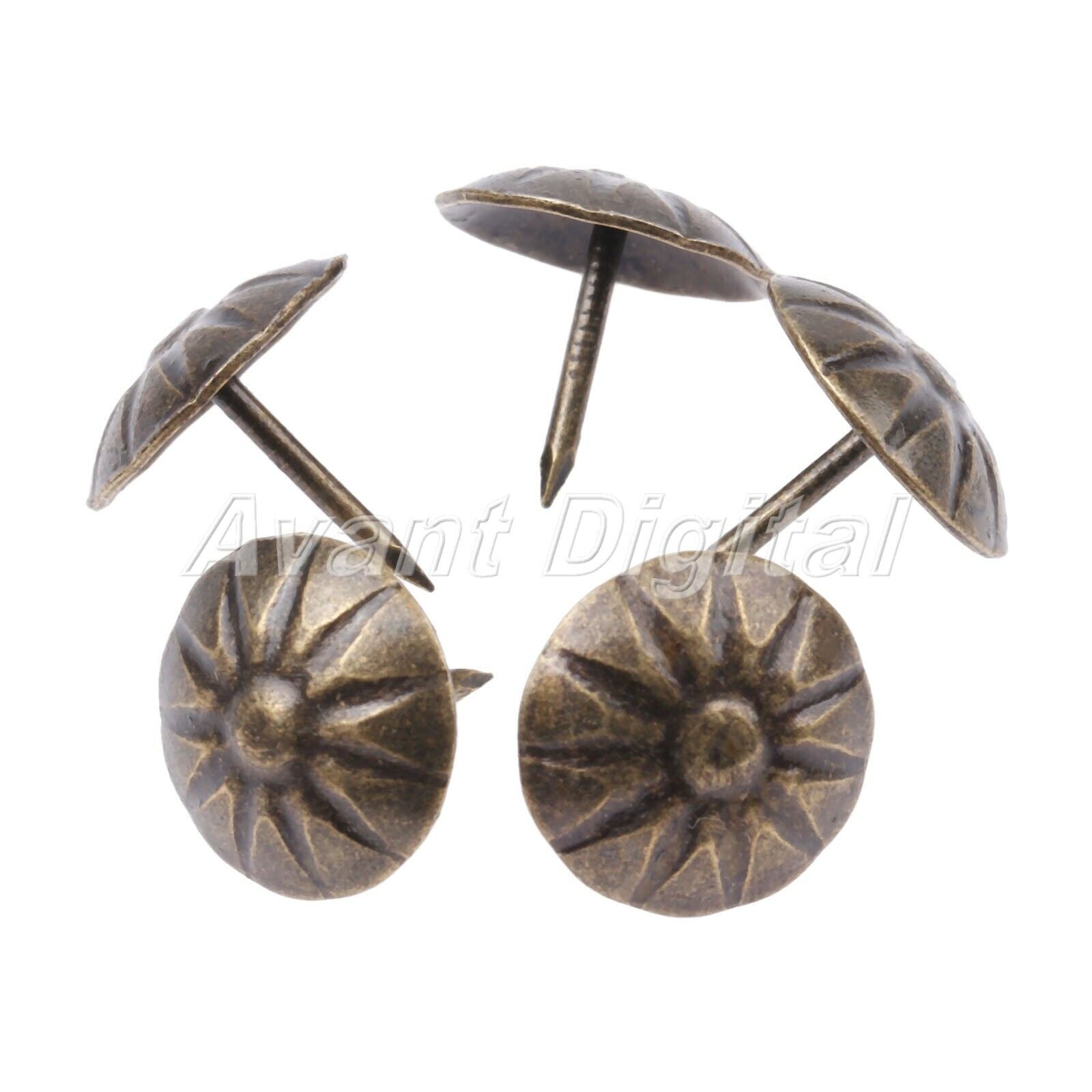 20pcs Retro Furniture Door Upholstery Nail Tack Jewelry Box Sofa Decorative 17mm