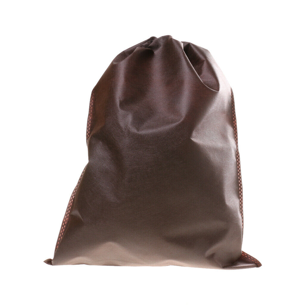Burlap Sack 10 Jewelry Gift Bags Pouch Jute Sack Drawstring Wedding - Coffee