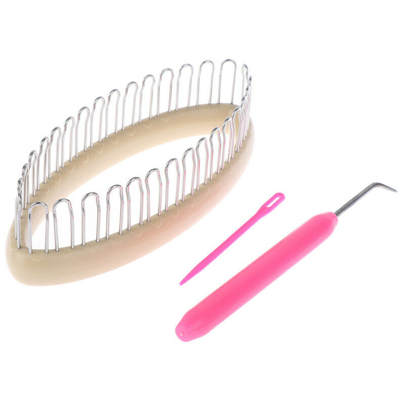 3Pcs Weaving Sock Knitting Loom Crafts Tools Sock Scarf Hat Weaver Needle.l8