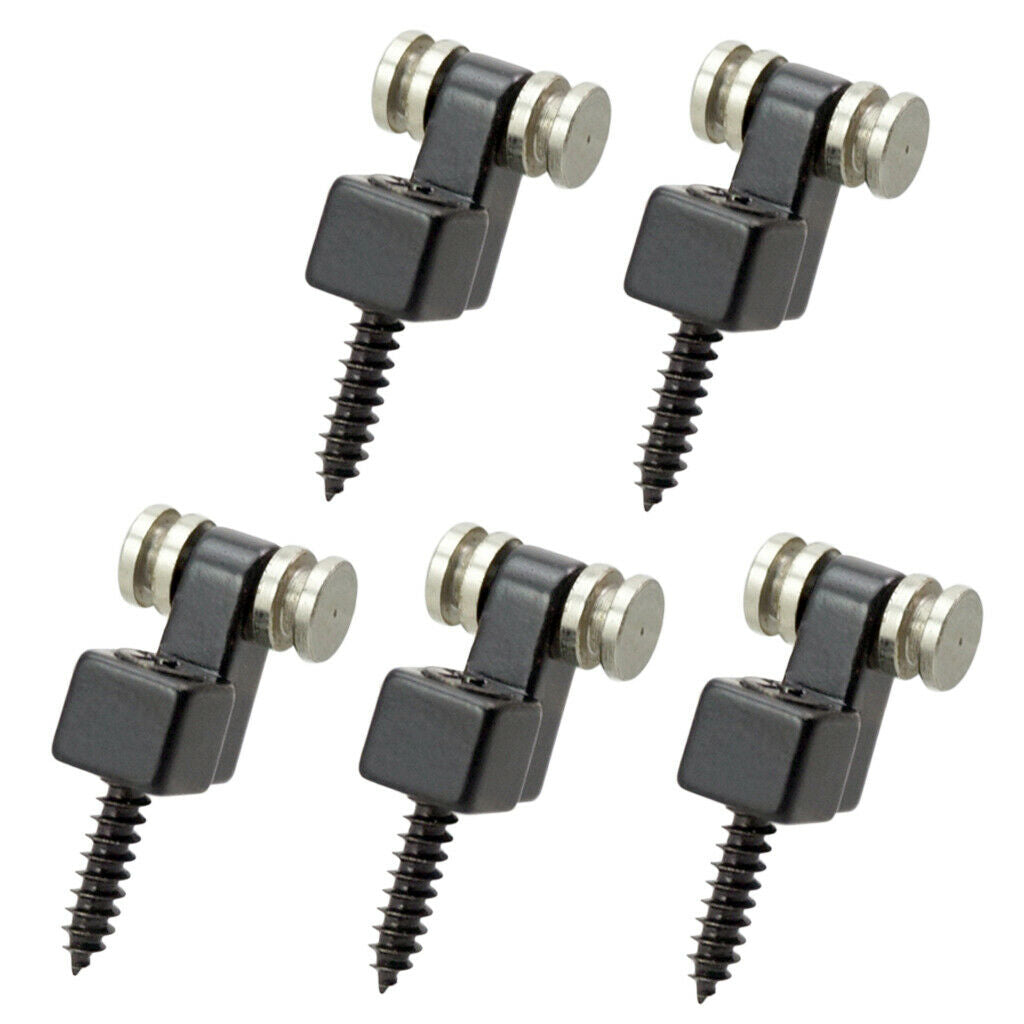 10pcs Guitar String Tree String Retainer for Fender Electric Guitar Black