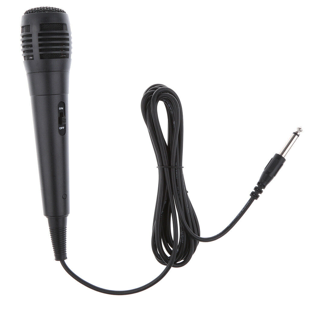 Handheld 6.35mm Vocal Dynamic Microphone Wired Mic for KTV Voice Recording