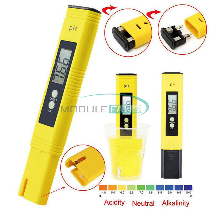 Digital Protable PH Meter Tester Aquarium Pool Water Wine LCD Pen Monitor