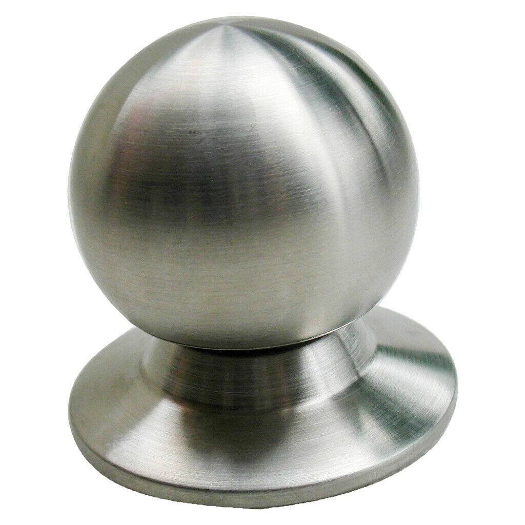 4Pcs Stainless Steel Door Handle Knob Bedroom Interior Knobs Privacy Dummy