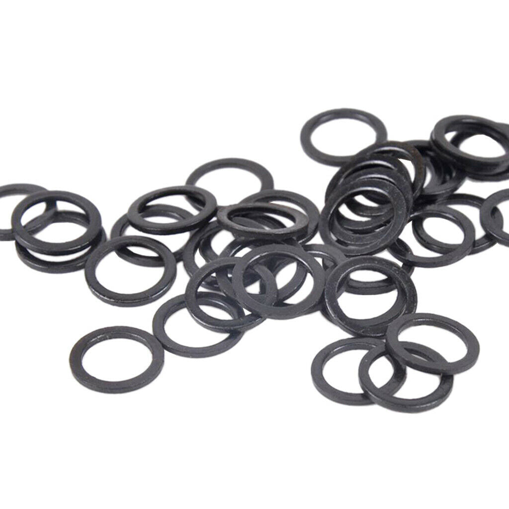 100x Black Axle Speed Washer Speed Ring Longboard Hardware Repair Rebuilding