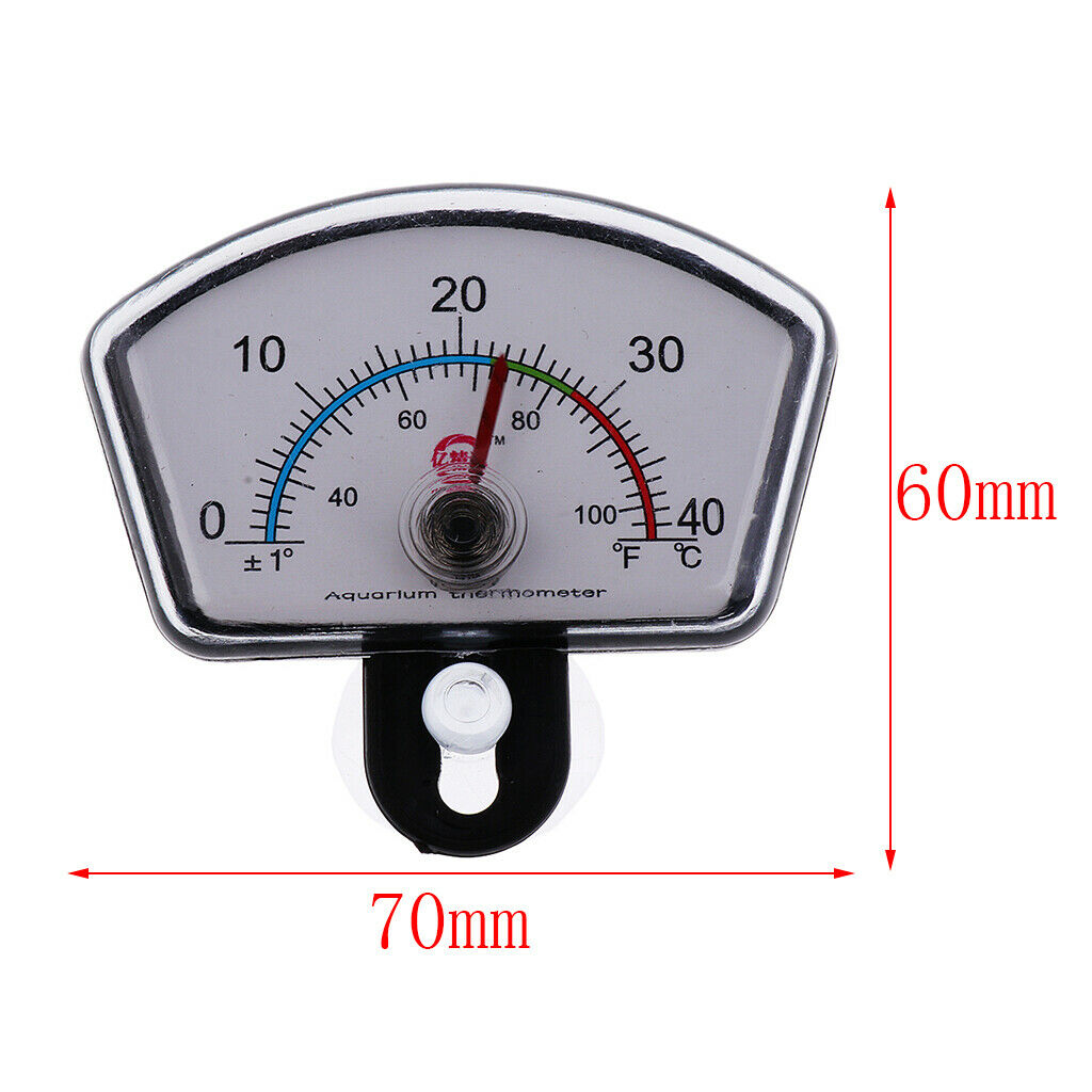2pcs Submersible Pointer Digital Thermometer for Fish Tank Aquarium Square