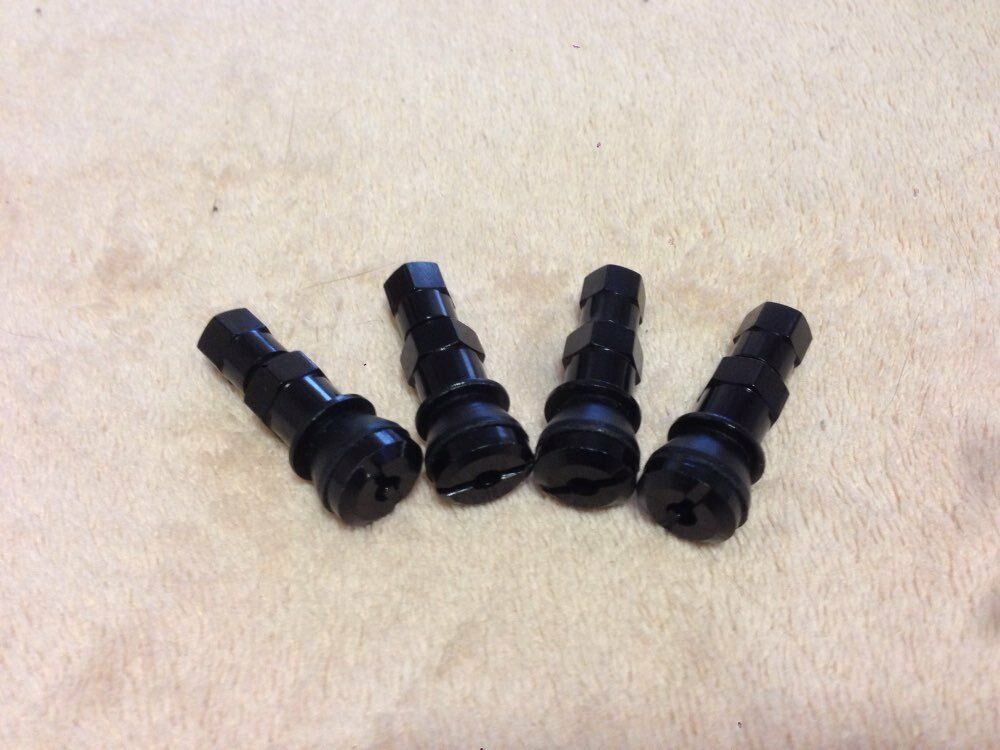 4pc Bolt-in Car Motorcycle Aluminum Tubeless Wheel Tire Valve Stem with Dust Cap
