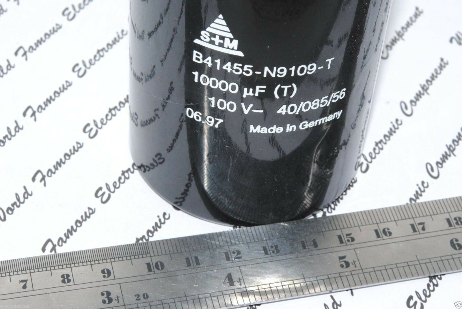 1pcs - SIEMENS 10000uF (10000µF) 100V Screw Terminal Capacitor B41455-N9109-T
