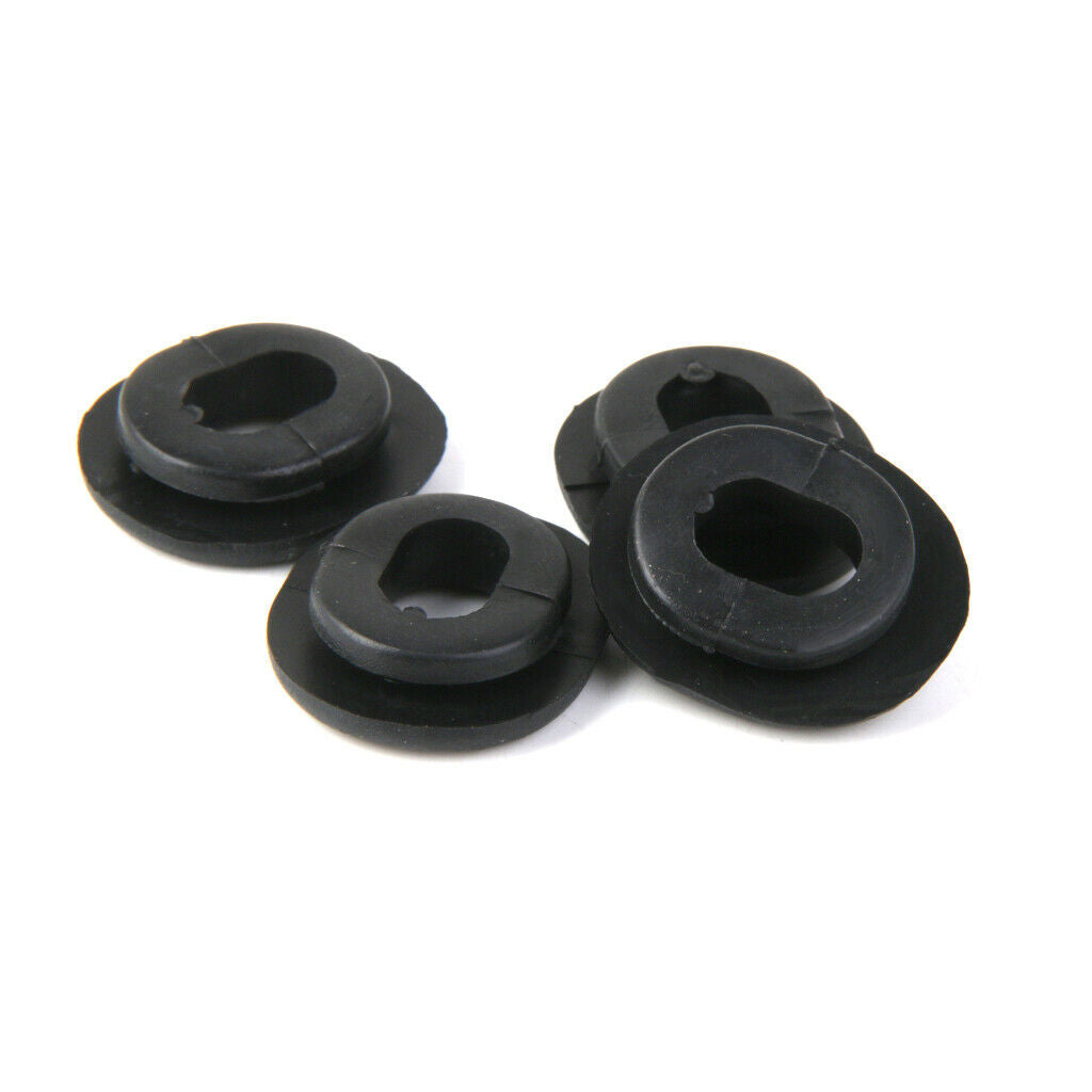 72 Pcs Black Rubber Side Cover Grommets For Motorcycle Car Auto CG125