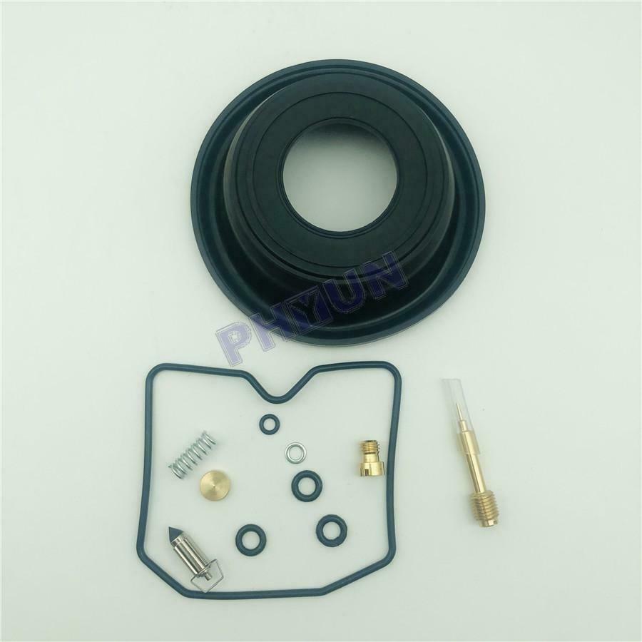 For Kawasaki  KEF300 KVF300A KLX250 Carburetor Repair kit w/ Vacuum Diaphragm 4x