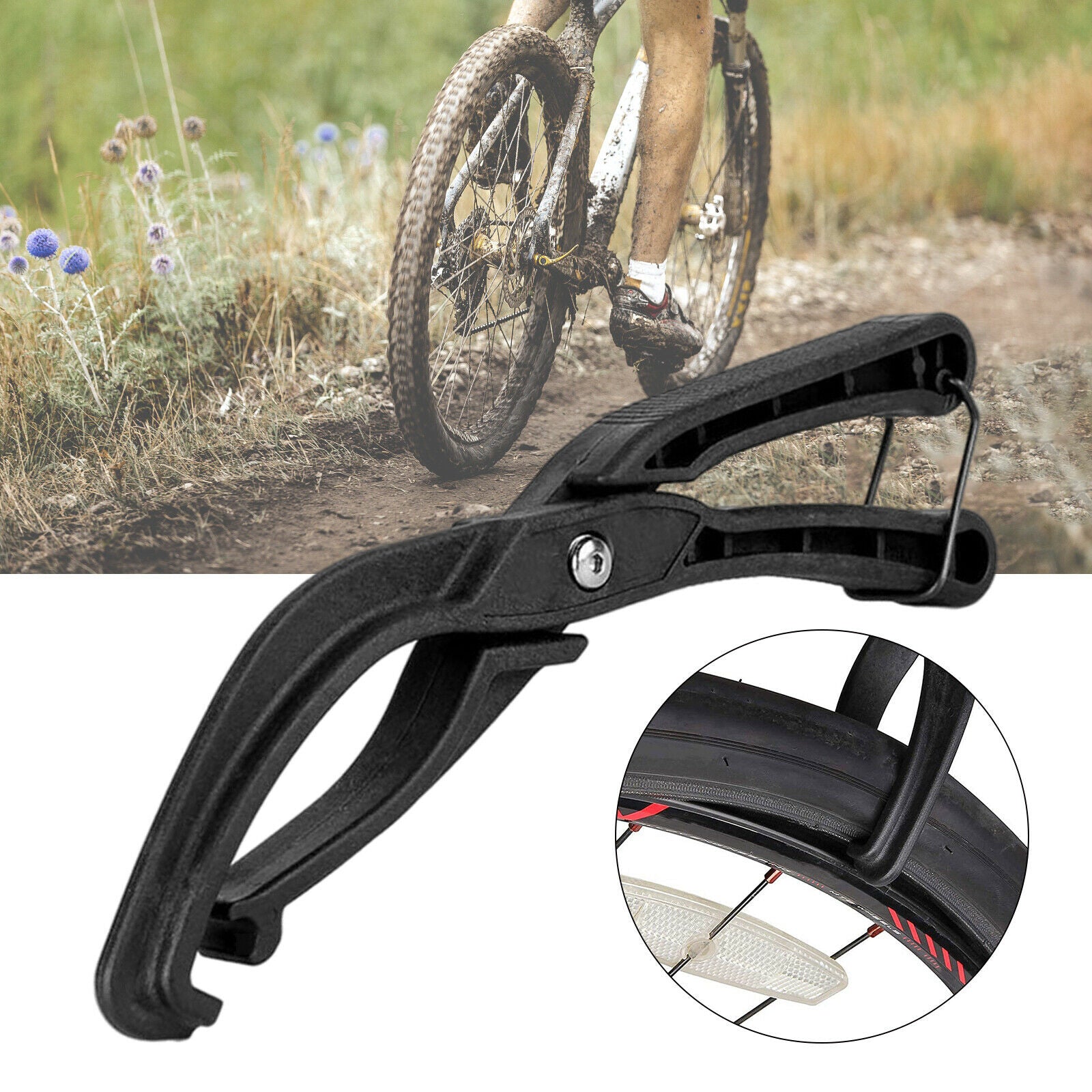 Bicycle Tire Tool Install Difficult Stubborn Bead Mounting Seating Tools