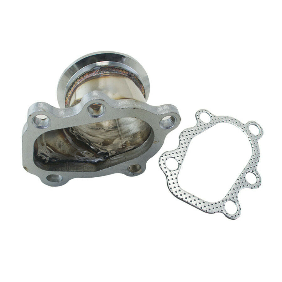 For GT25 GT28 T25 T28 Turbo Down Pipe 5 Bolt to 2.5" 63mm V band Flange Adapter