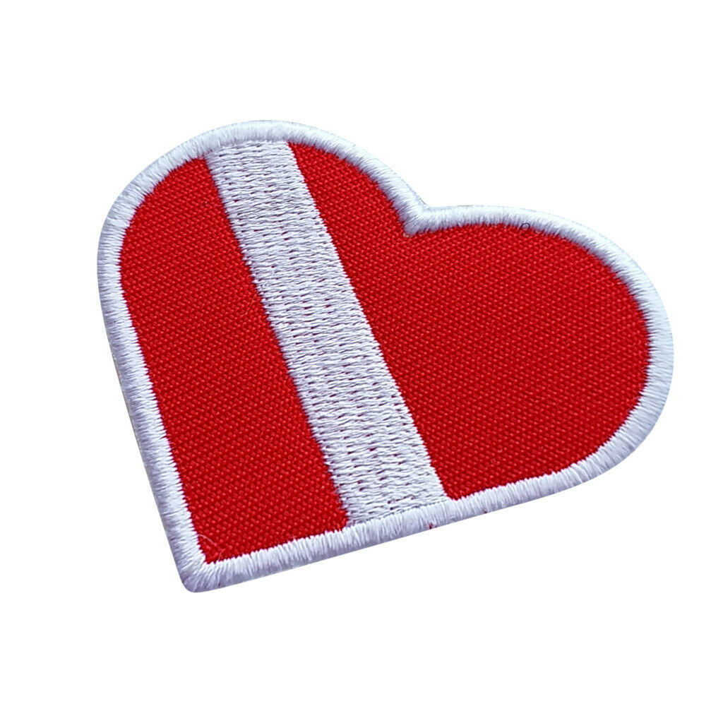 3 Pairs Scuba Diving Flag Embroidered Patch Letters Iron on Badge