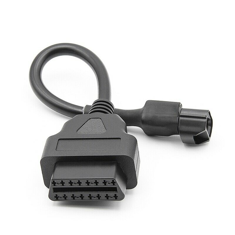 3 to 16 Pin Motorcycles OBD Adaptors OBD2 Diagnostic Cable Extension ConnectorJ6