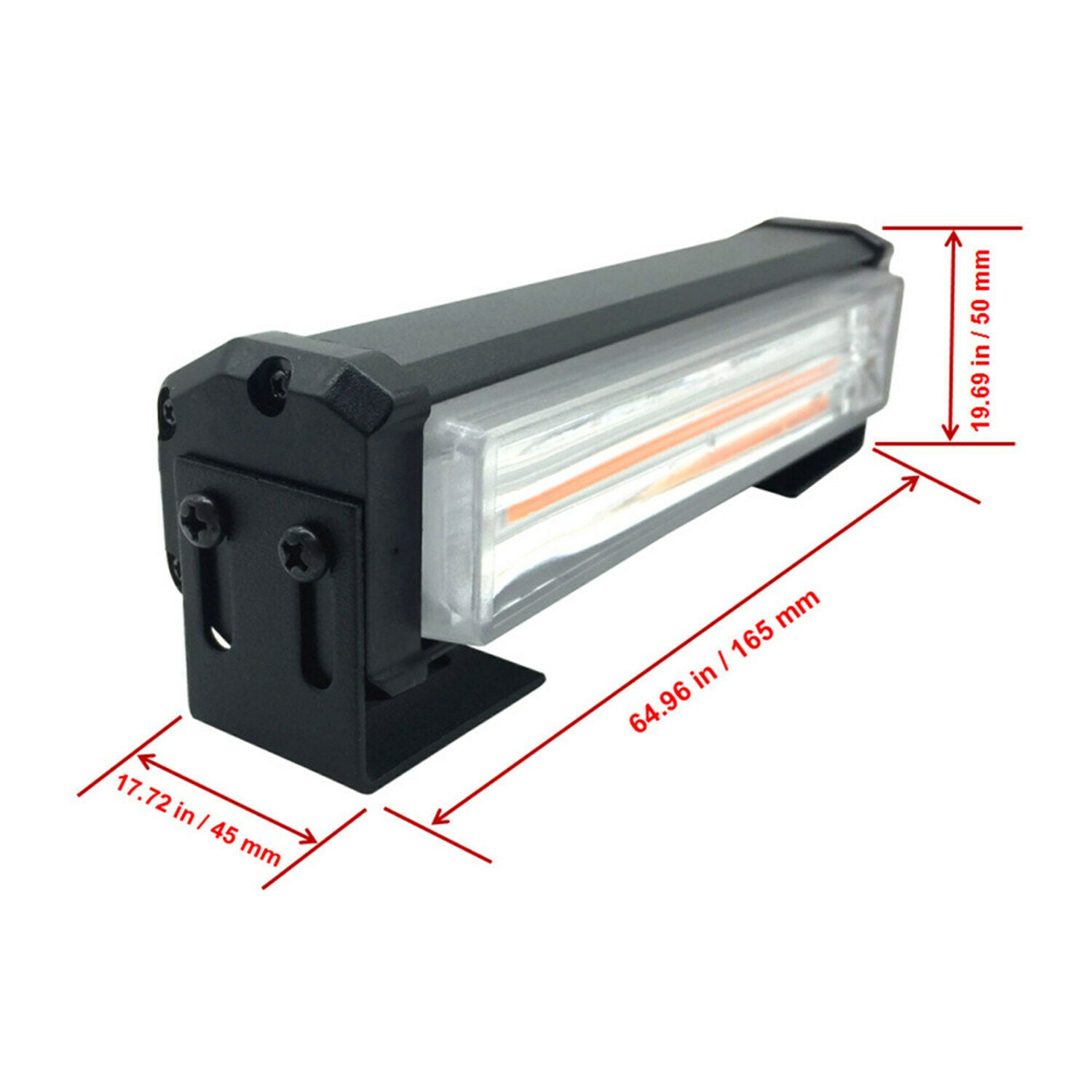 LED COB Car front Grille warning Light Head Mini Strobe Emergency Lightbar DC12V