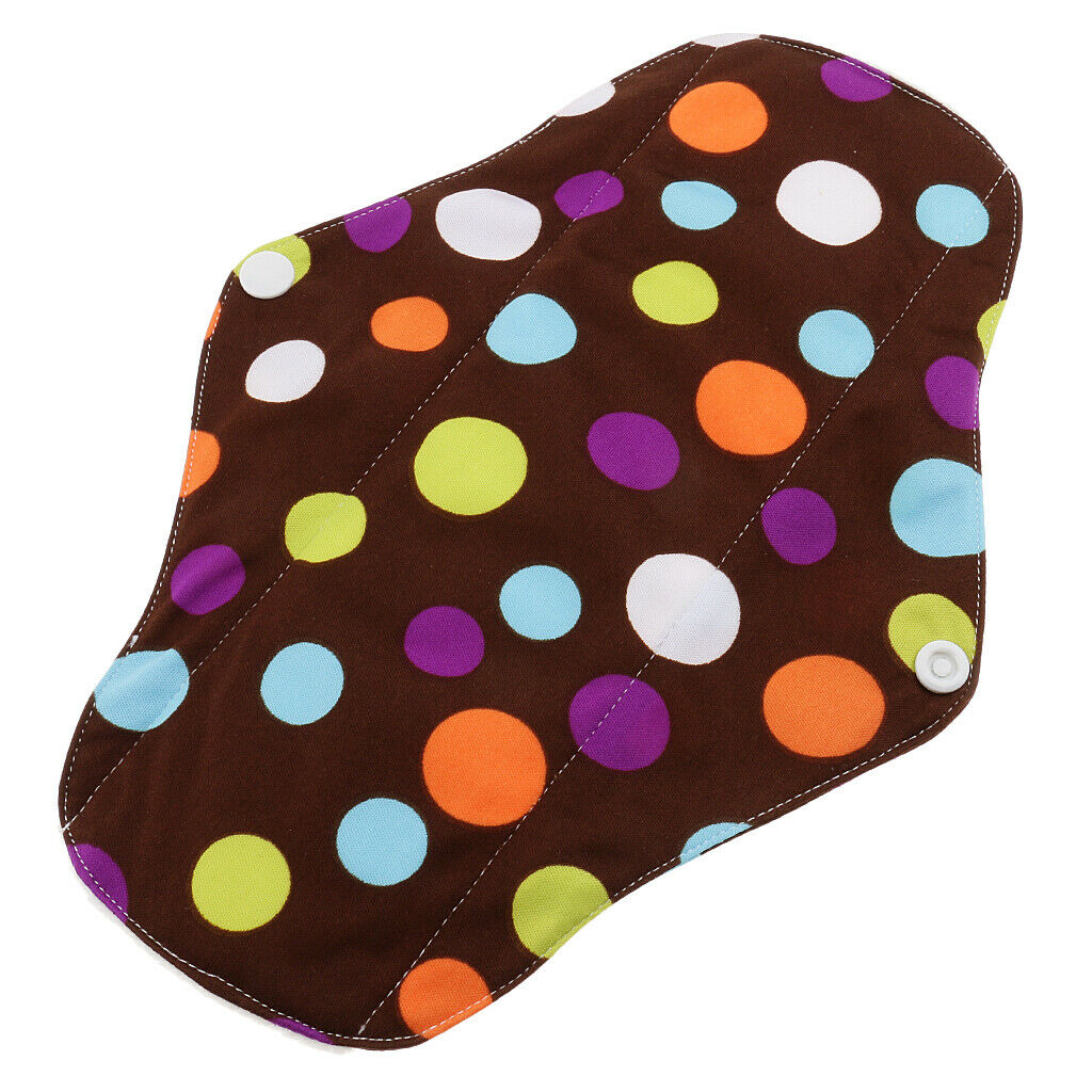 Safety Reusable Washable Cloth Menstrual Pad Women Sanitary Towel Pads 8#