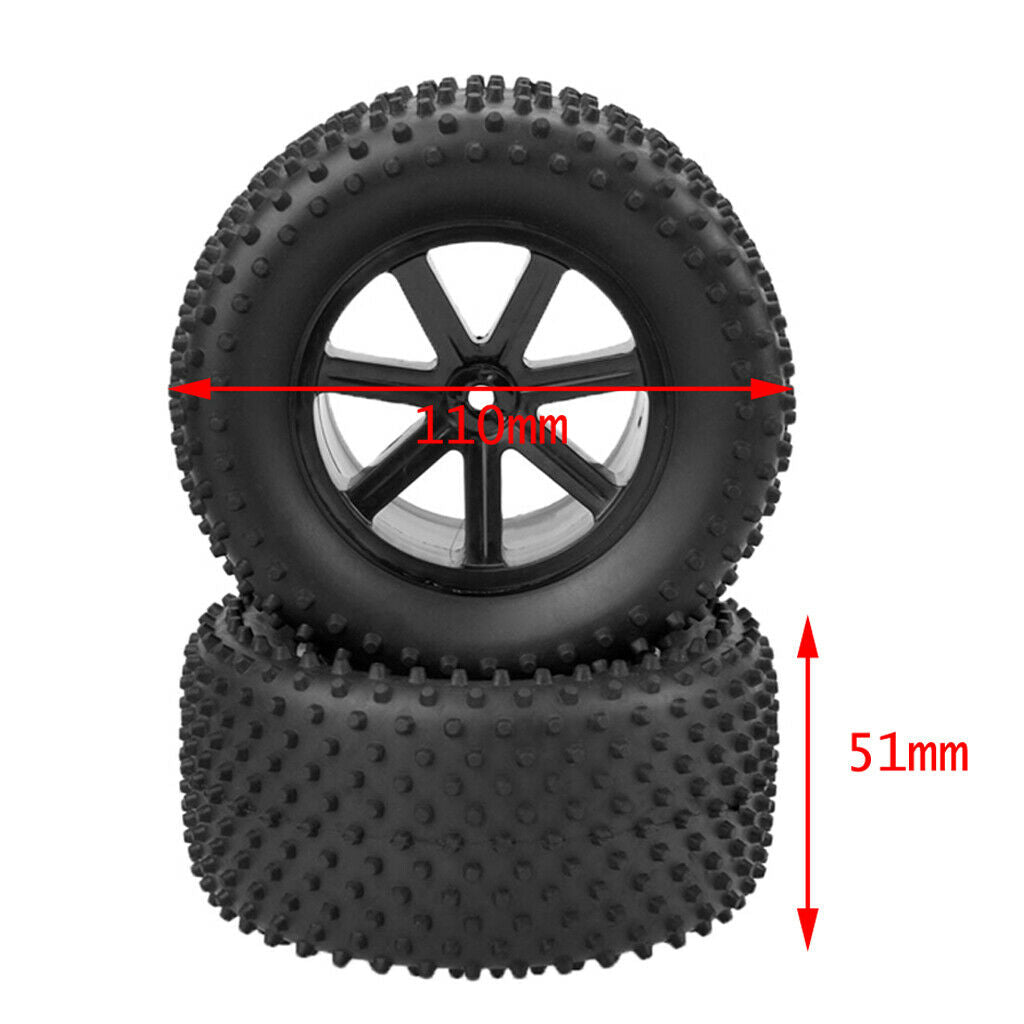 4Pcs/Set 1/10 Short Course Truck Tire Tyres Fit for HSP/ HPI / / Corally/