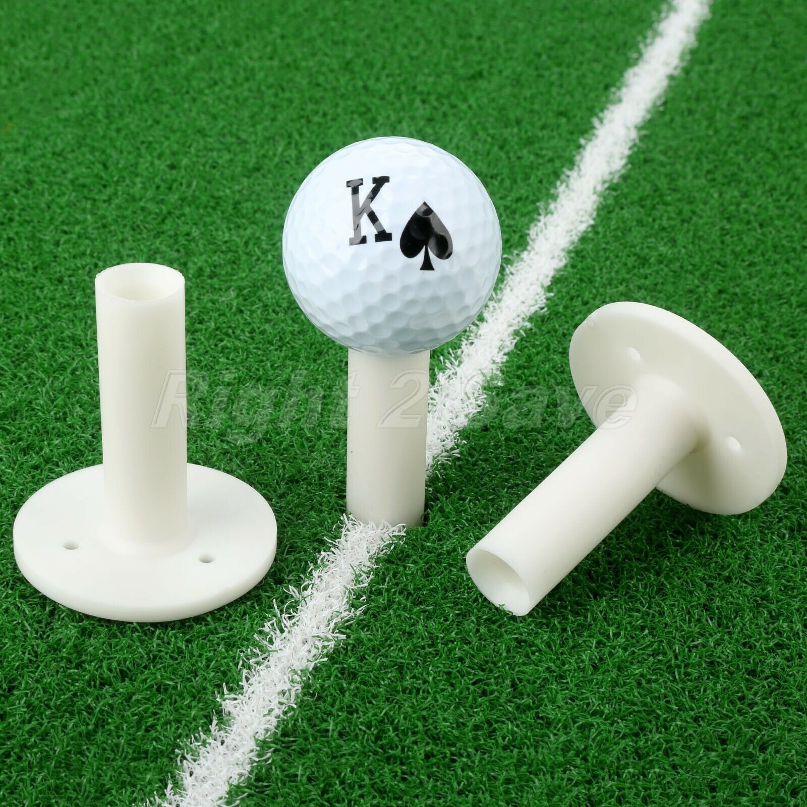 5Pcs Golf Club Accessory Use Rubber Golf Tees Golf Ball Racket Tee Surpport Tee
