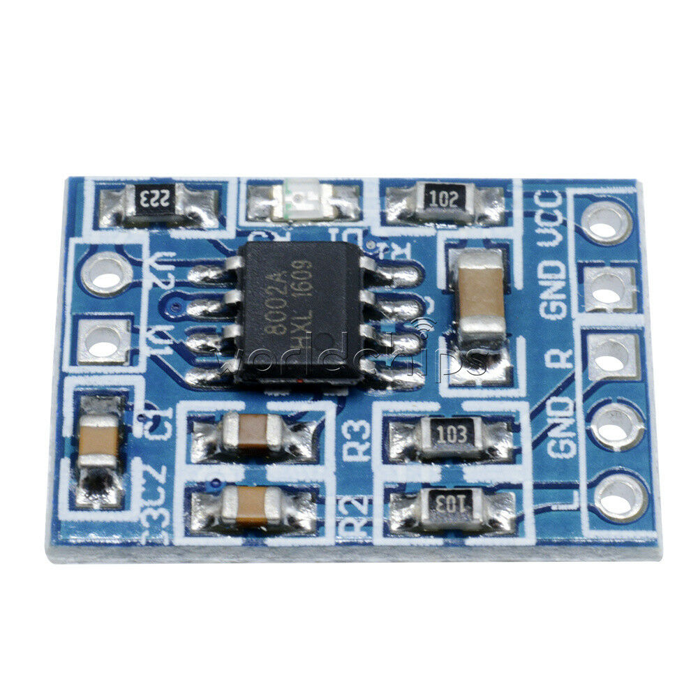 2PCS Mini Audio Voice Amplifier Module HXJ8002 Power Amplifier Replace PAM8403