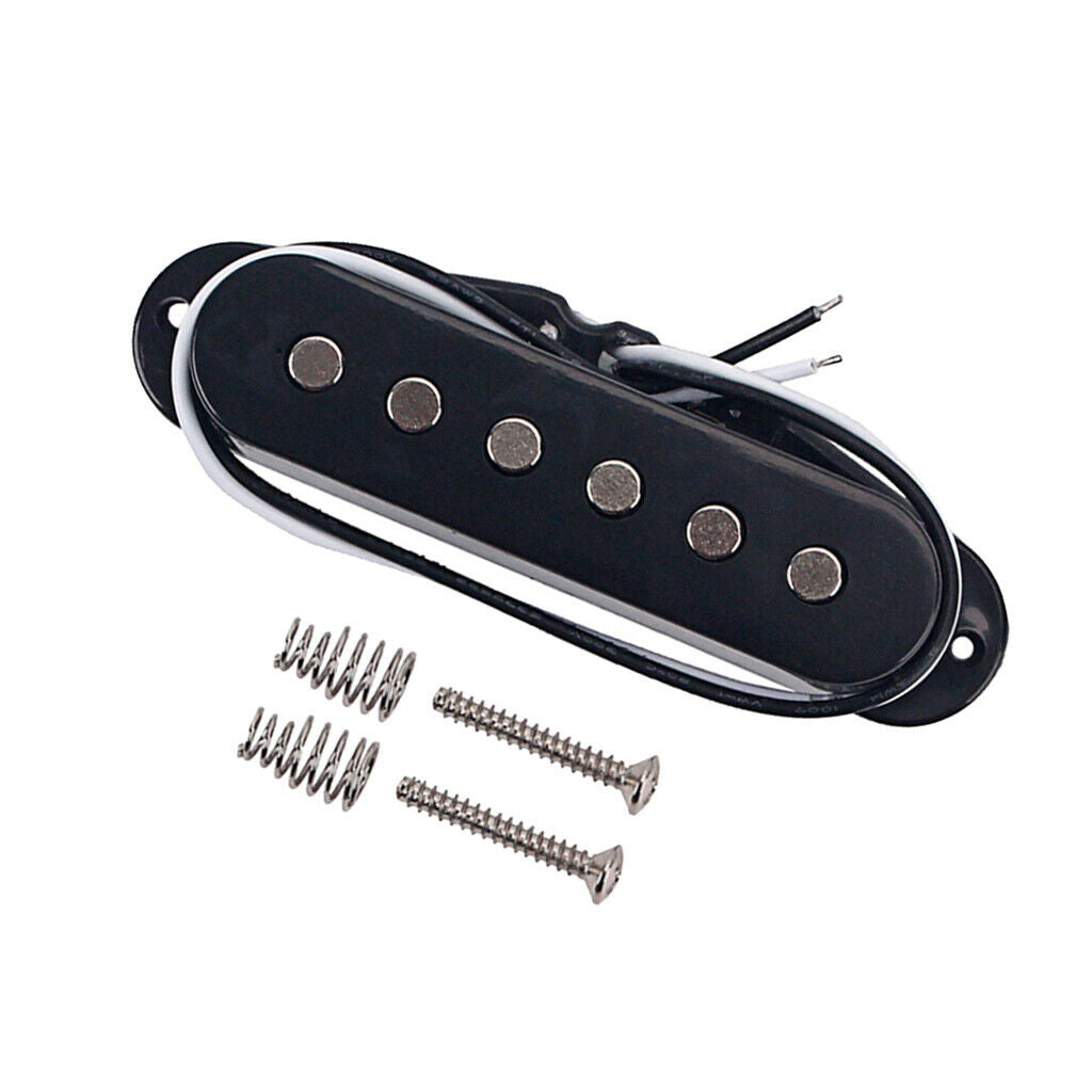 48mm Single Coil Neck Pickup for ST Style Electric Guitar Parts Accs Black