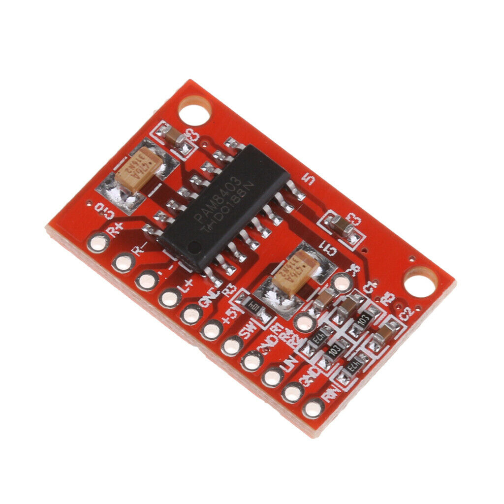 PAM8403 Mini 2x3W Digital Amplifier power Audio Board USB 5V Powered New Red