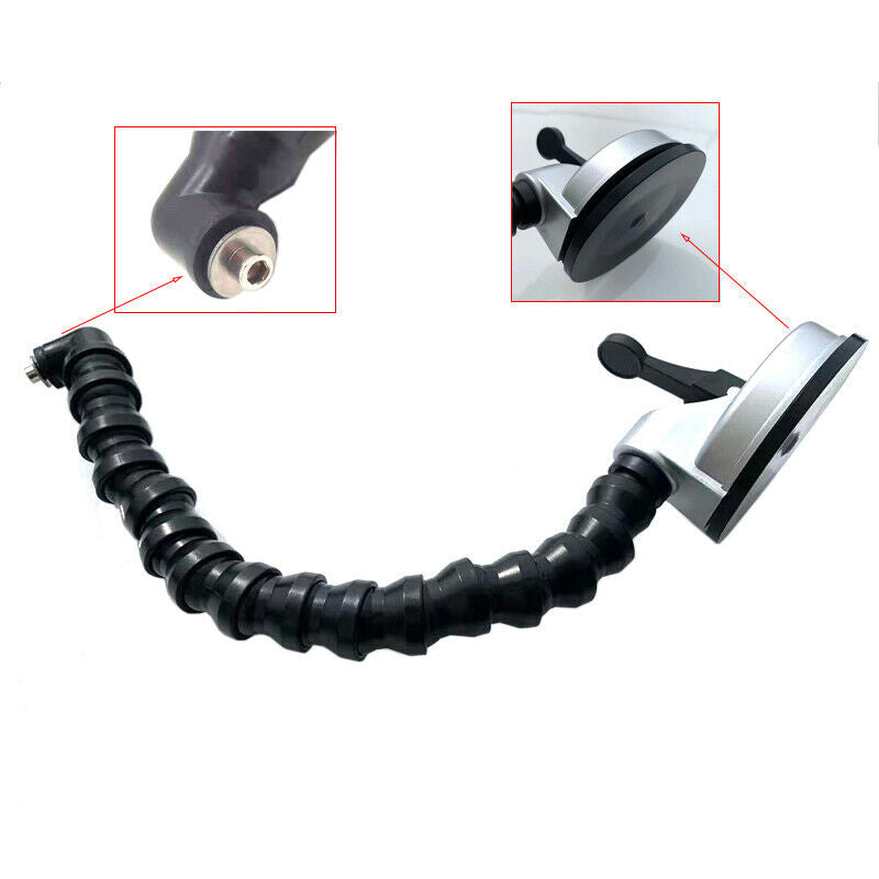 360Â° Rotate 3" Car Paintless Dent Repair Pump Suction Cup with Flexible Pipe Kit