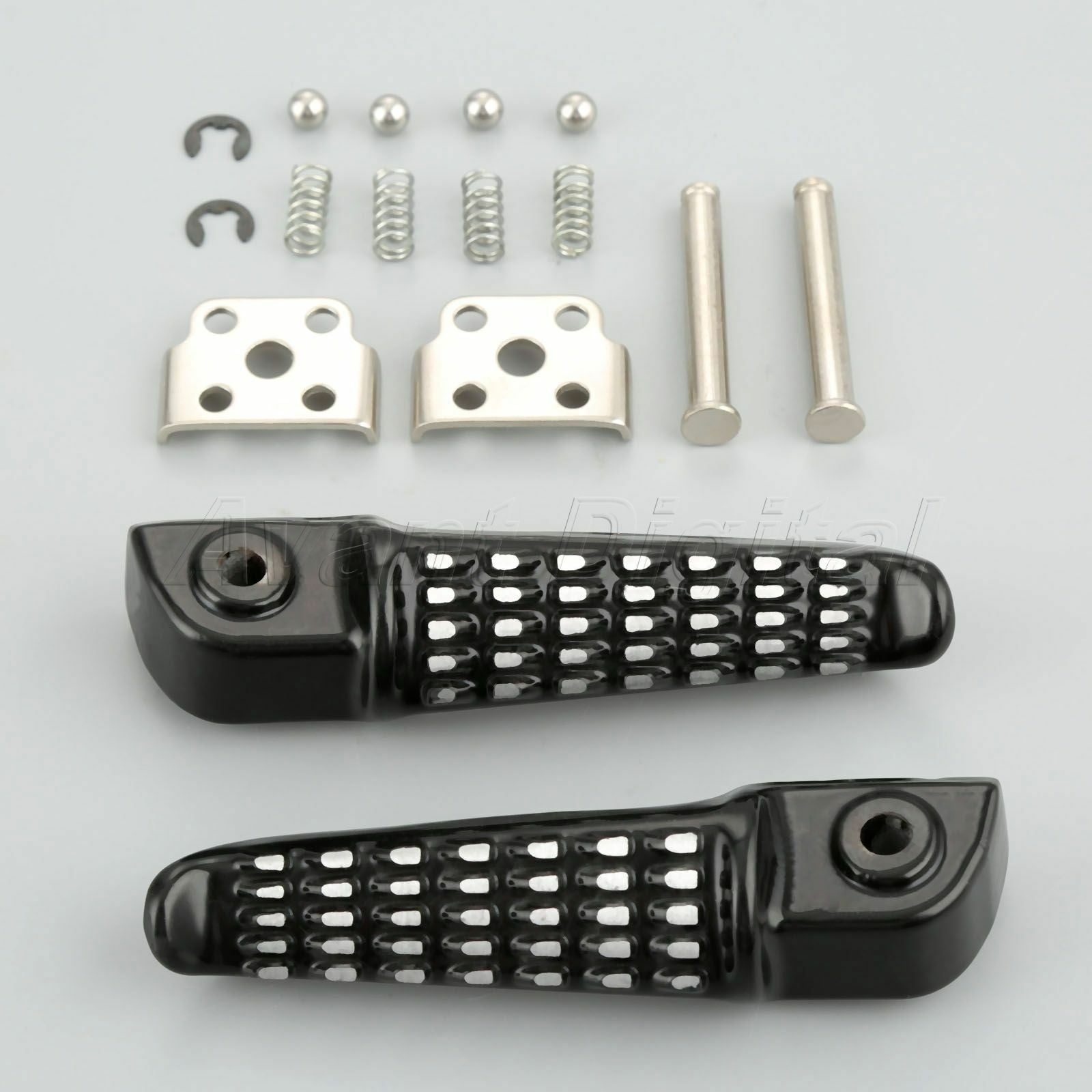 1 Pair Rear Footrest Foot Pegs for Kawasaki ZX12R NINJA 2000 2006 2001 2002 2003