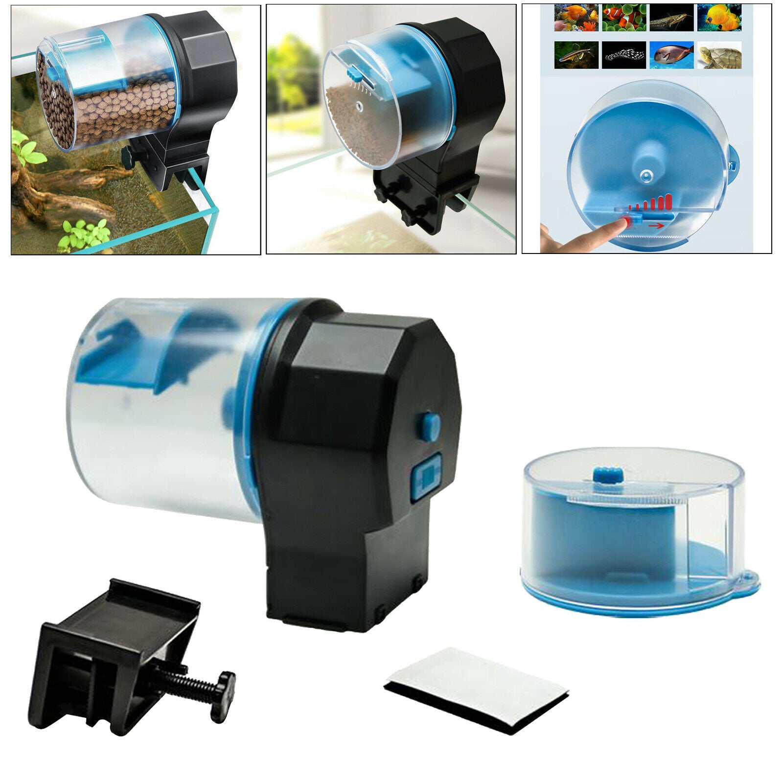 Automatic Fishing Feeder Aquarium Tank Auto Food Dispenser Battery Weekend