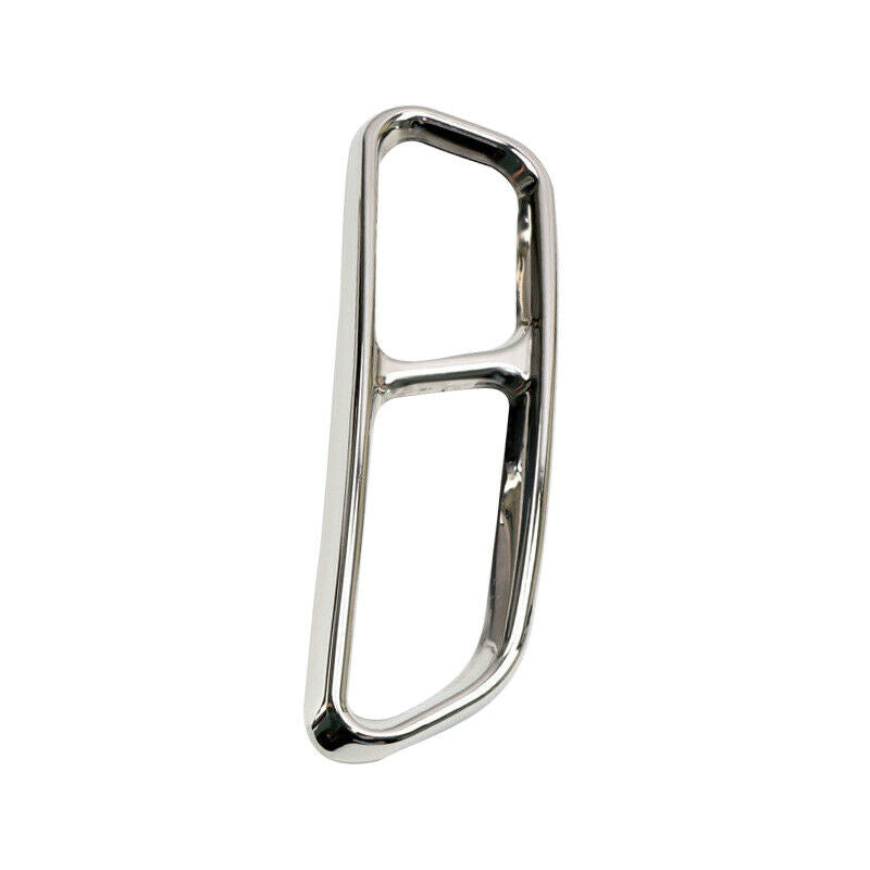 Stainless Steel Exhaust Muffler Pipe Tip Cover fit for Audi A6 A7 C7 16-18 Atn