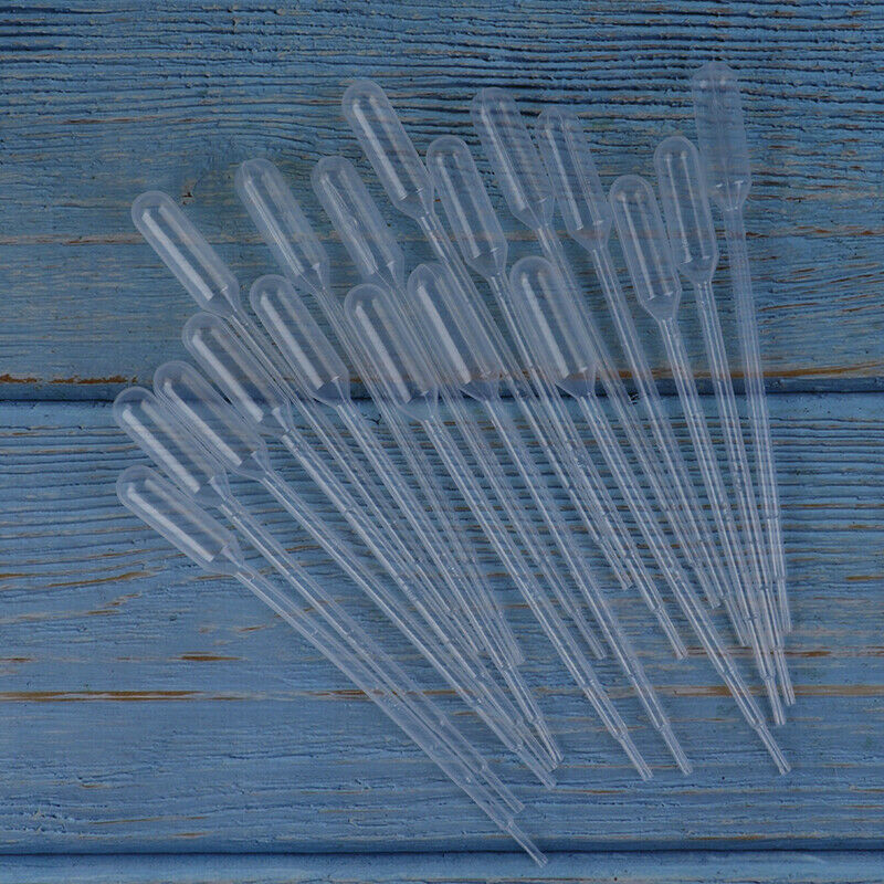 100Pcs 1ML Disposable Plastic Eye Dropper Set Transfer Graduated PipDEAU