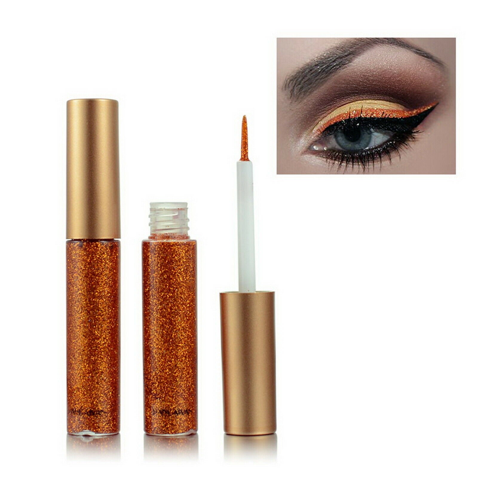 10 Colors Metallic Sparkling Glitter Liquid Eyeliner Party Makeup Eye Liner