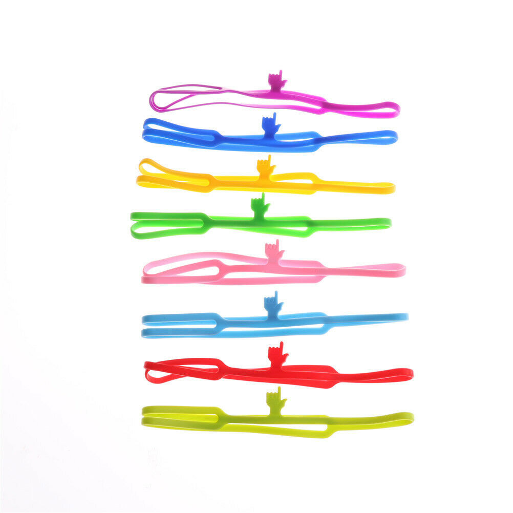 3pcs Lovely Silicone Finger Pointing Bookmark Book Marker Office Supplies.l8