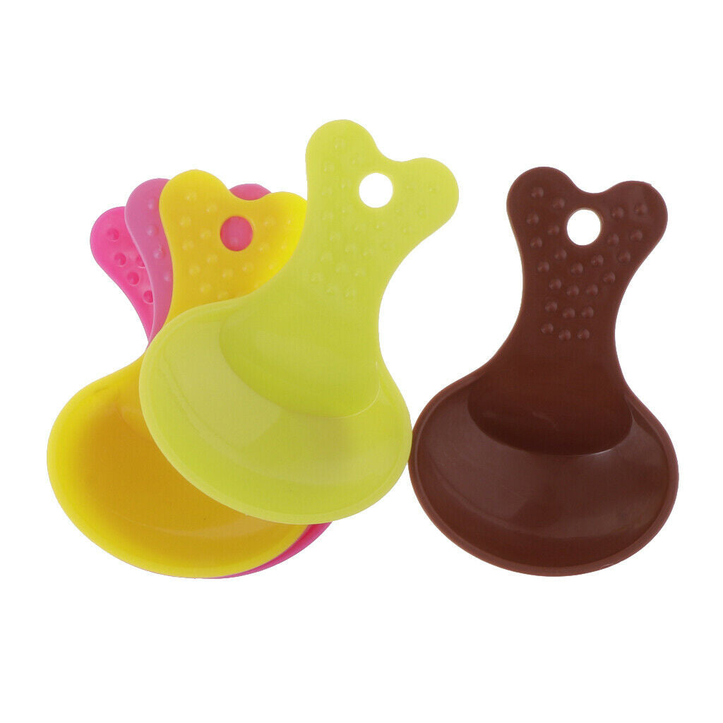 5pcs PET FOOD SPORK Great Quality Plastic Dog Cat Food