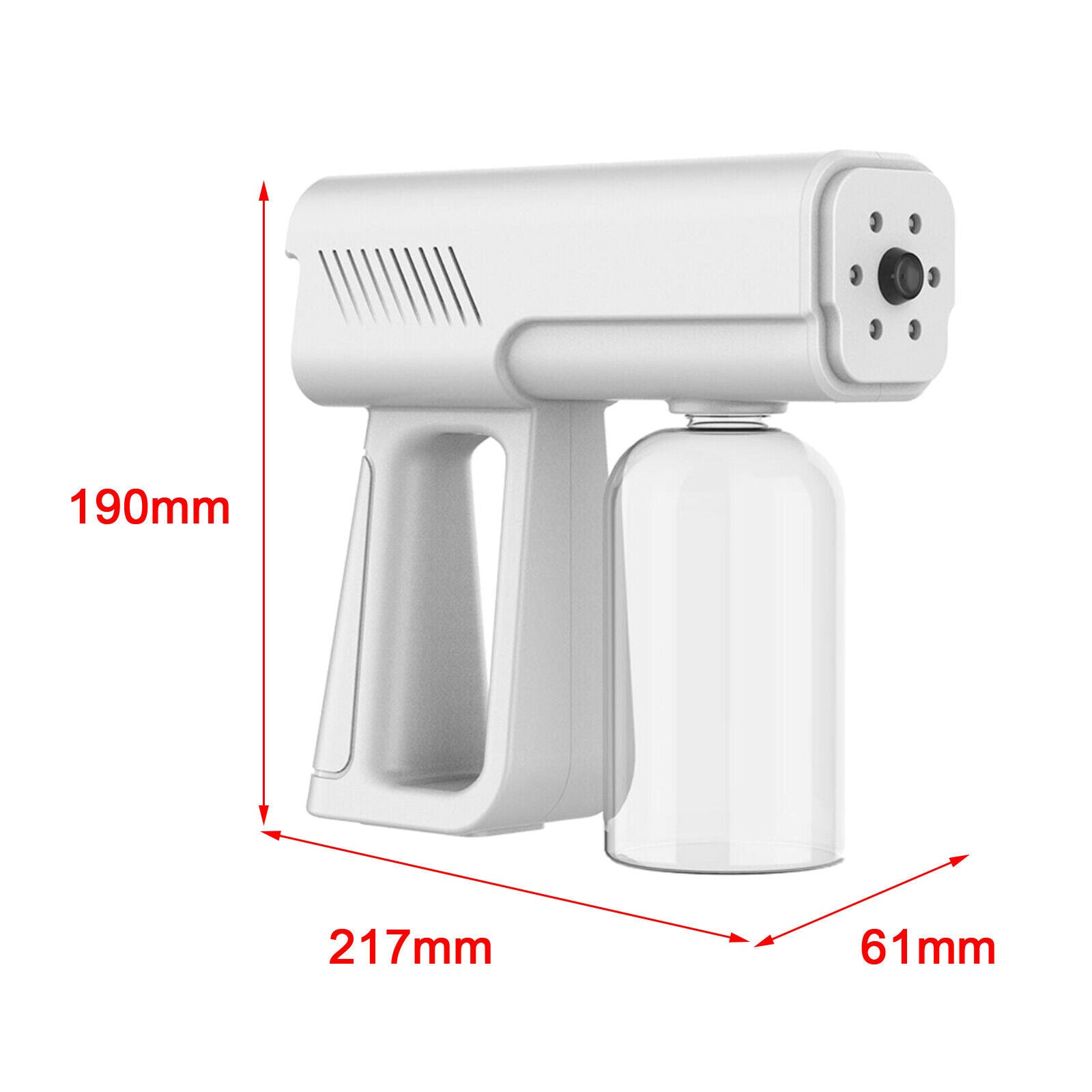 Portable Household Cordless Nano Steam Gun Sprayer with Blue Light Rechargeable