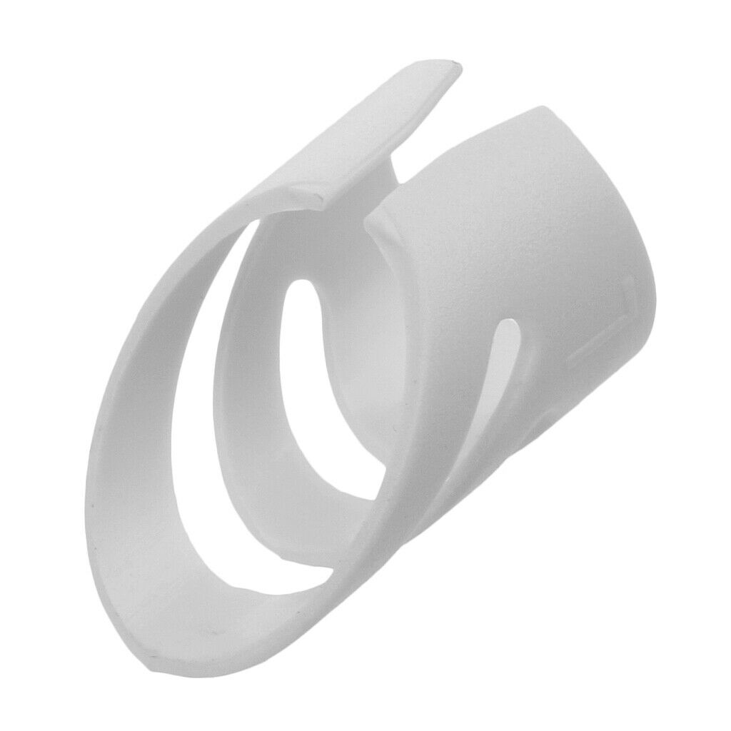 8 Pieces Plastic Guitar Fingertip Protector Finger Guard for Bass Guitar - L
