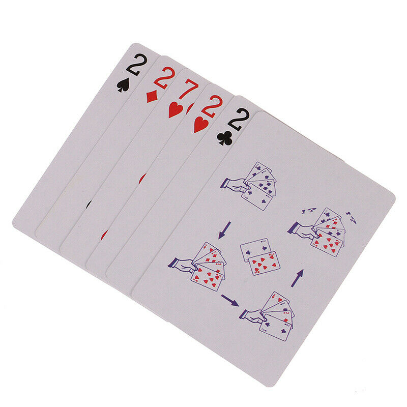 4 Cards 7 To 2 Transformer Magic Tricks Close Up Street Magic Props ToysjoJ.DD