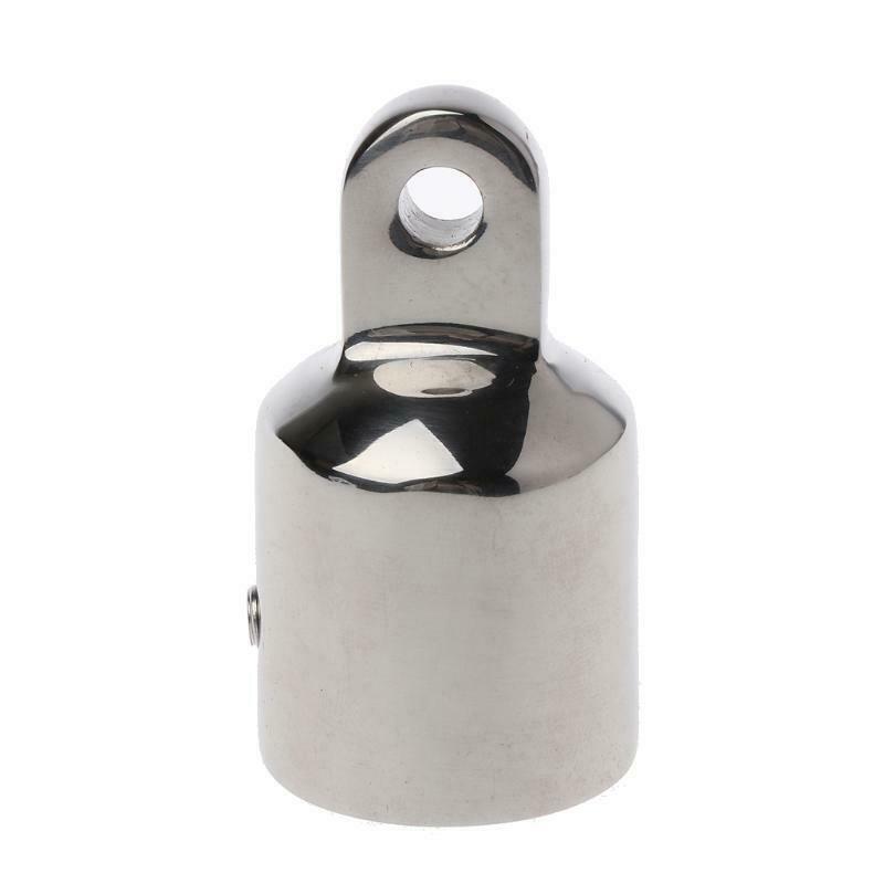 Stainless Steel Bimini Top Eye End Cap For 0.98'' Pipe Marine Boat Yacht