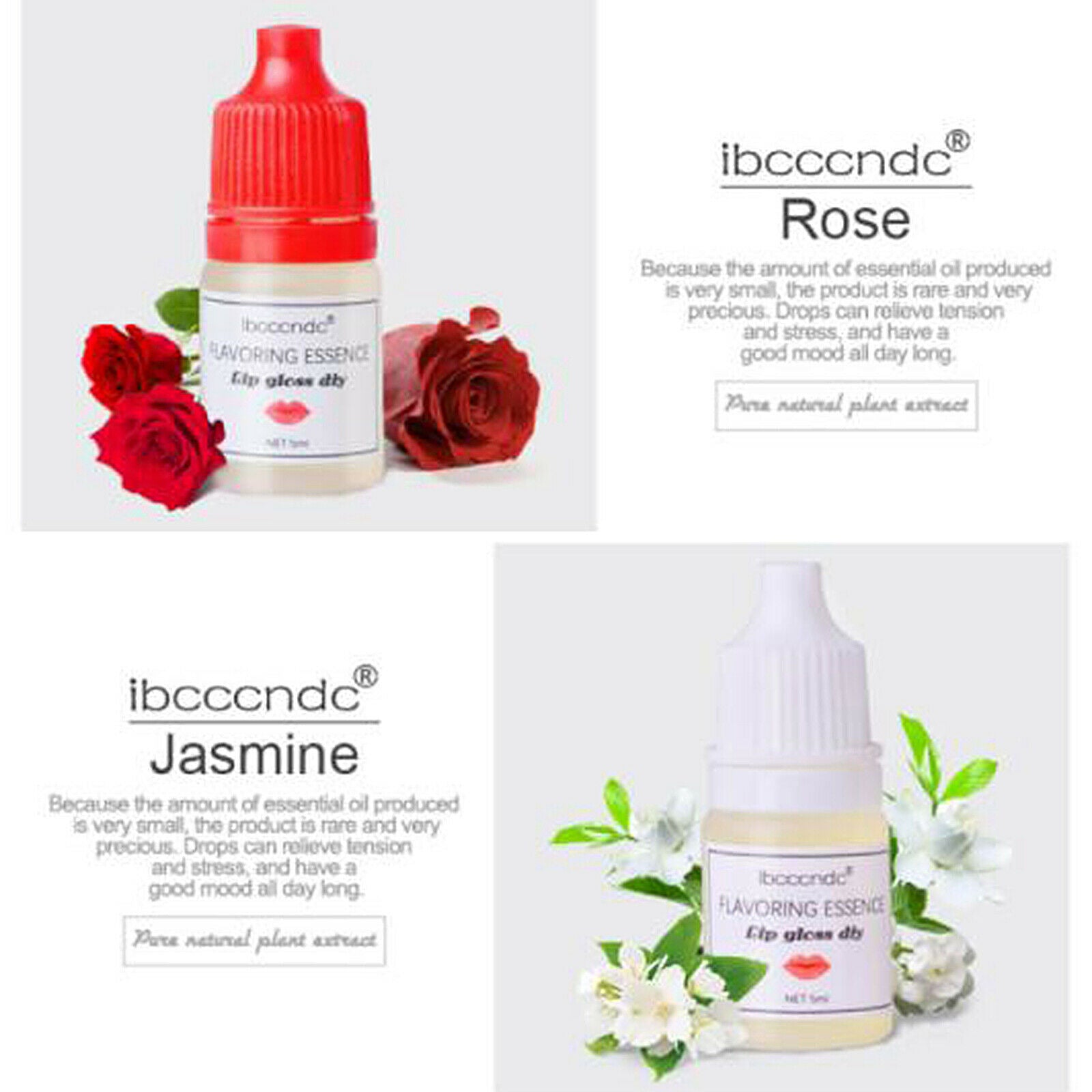 6 Pcs Flavor Essence Lip Gloss Base for Handmade Cosmetic Lipgloss DIY