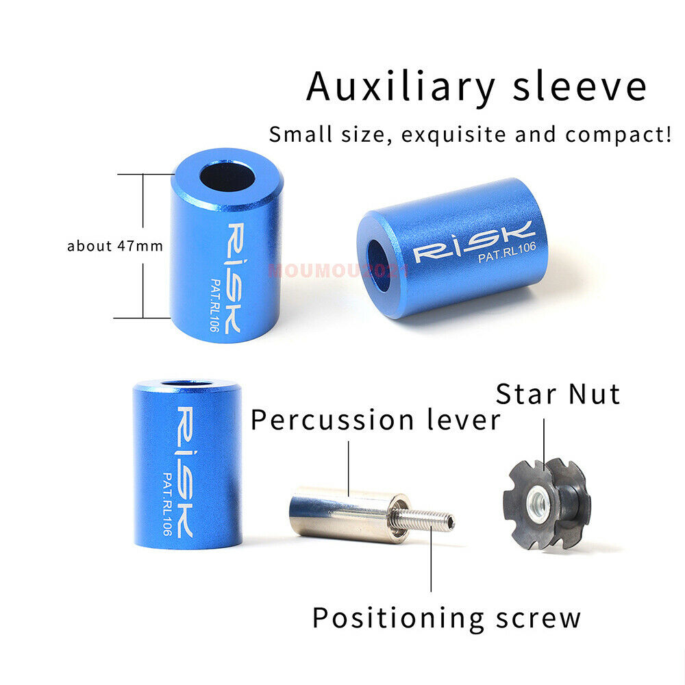 Bike Headset Driver Front Fork Star Nut Threadless 1-1/8'' 28.6mm Installer Tool