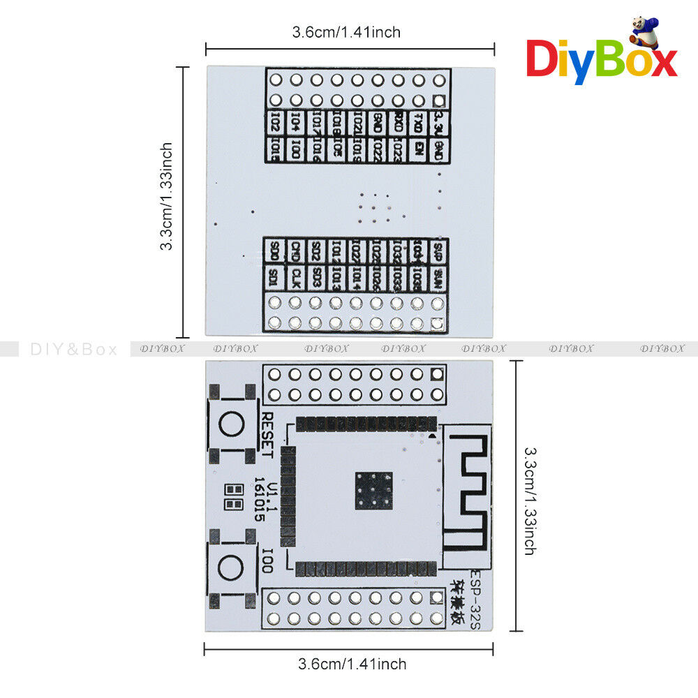 ESP32 ESP-32S Wireless Bluetooth Adapter Board Plate Pinboard Convertor ESP-3212