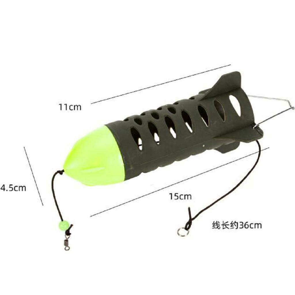 Baits Cage Missile Design Terminal Tackle Accessory Fishing Trap Basket